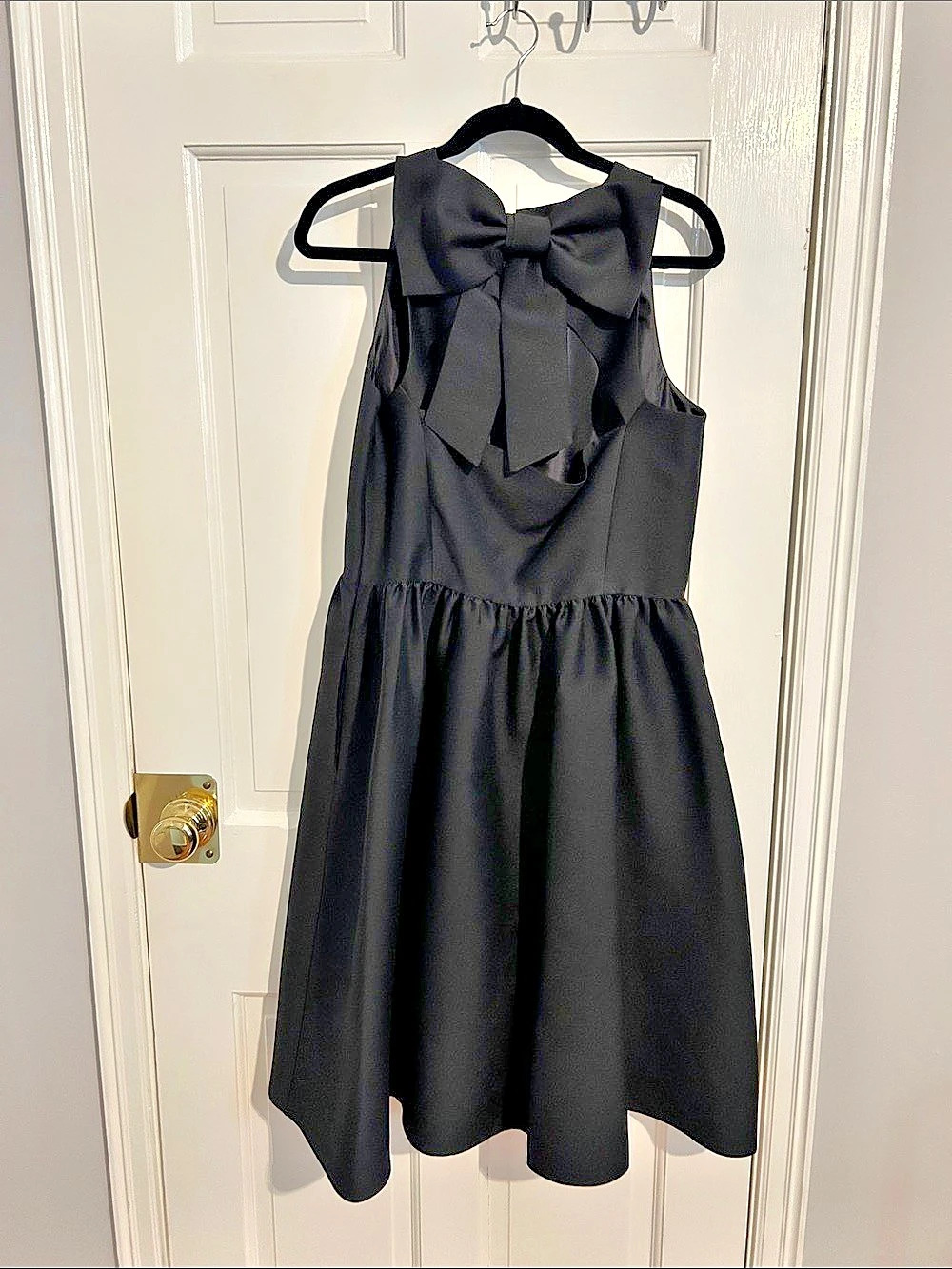 Kate Spade bow back tie and flare dress Flare Dress Black Size 12